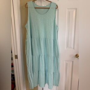 Denim&Co Blue Maxi Dress